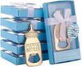 Bottle Openers for Baby Shower Favors, 24 Pack Baby Party Favor Gifts Bridal Baby Shower Decorations Souvenirs, Poppin Bottles Openers with Exquisite Gifts Box used for Girl Baby Party Favors by DAJAMAI