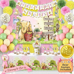 Premium Winnie Baby Shower Decorations Girl Pink – Classic Pooh Kit by RainMeadow