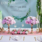 Pink Flowers Balls for Centerpieces: 14.2in Diam, Set of 2 - Image 4