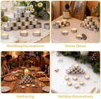100 Pcs 1 Oz Mini Eucalyptus Scented Soy Candle Bulk, Tin Candles Gift - Image 5