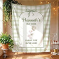 Personalized Silly Goose Baby Shower Banner, Custom Goose on the Loose Photo Backdrop, Sage Green Gingham Cottagecore Nursery Wall Art, Gender Neutral Baby Sprinkle Welcome Sign, Vintage Bow Decor by Unknown