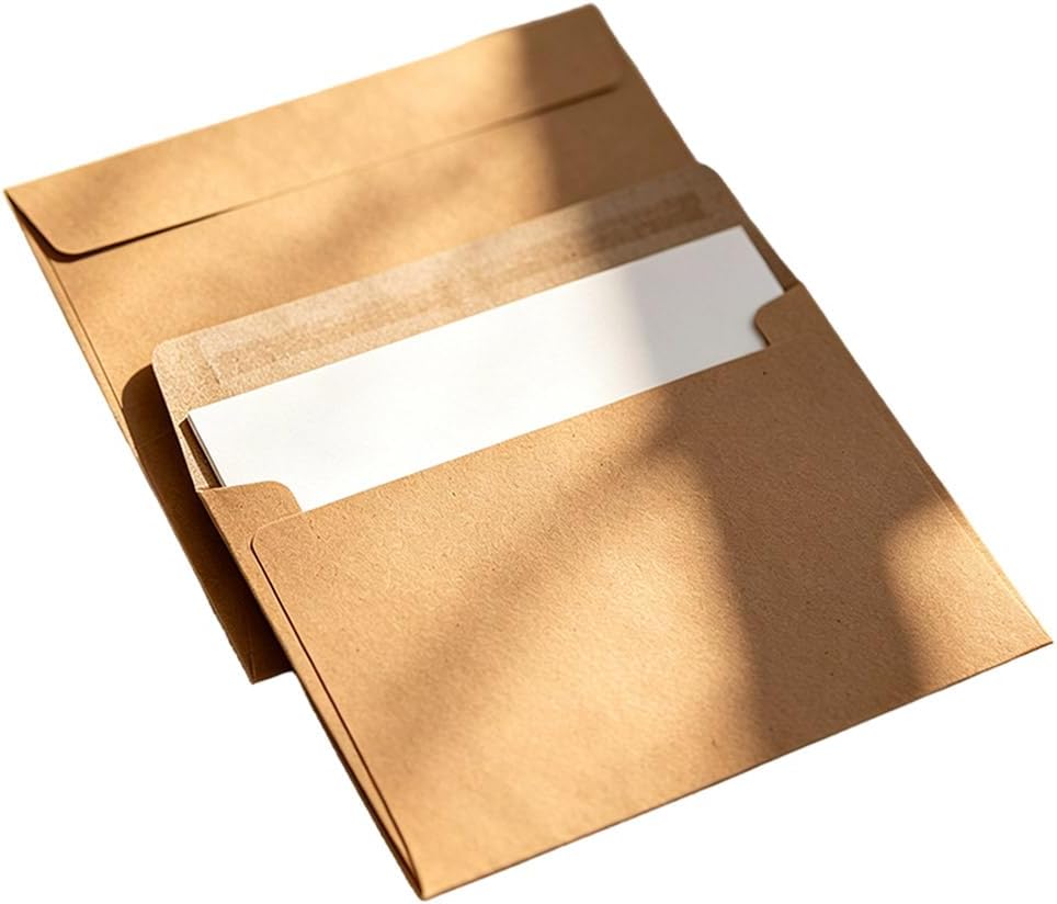 MOS Kraft Invitation Envelopes A4 (4.25 x 6.25 Inch) 500 Pack by Unknown