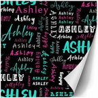 AOFUN Custom Name Text Valentine'S Wrapping Paper Personalized Christmas Gift Customized Wrapping Paper Wrapping Paper Roll with Printed Name 3 Rolls 58" x 23" - Image 3