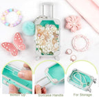 VioraWhite 40 Pcs Mini Suitcase Empty Box and Plush Ball Set, Mint Green - Image 3