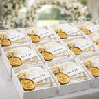 Scented White Rose Candles – Personalized Wedding Favor Candles, Bridal & Baby Shower Gifts with Dried Flowers, Wax Seal Gift Box (Bulk 10–100) - Image 4