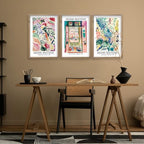 Henri Matisse Wall Art Decor Set of 3 16x11 Inch Wood Framed - Image 5