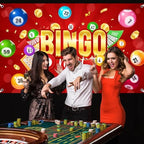 Avezano Bingo Backdrop Bingo Party Decorations Game Night Decorations - Image 4