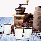 Turbo Bee Disposable Paper Coffee Cups 16oz, 210 Pack White Paper Cups,Disposable Hot Drinking Cups - Image 6