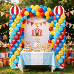 2Set Carnival Circus Balloon Column Stand Kit Circus Theme Party Decoration - Image 6