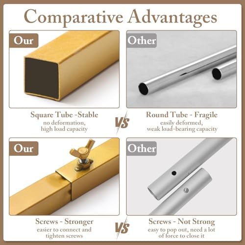 Toolterritary Set of 3 Metal Arch Backdrop Stand with Cover Set, (7.2FT, 6.6FT, 6FT Wedding Arch and Cover Set), Backdrop Arch for Party, Baby Shower, Birthday, and Graduation Ceremony - Image 6