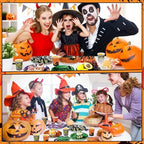 450 Pcs Tableware Set, Serve 50, Multicolor, Happy Halloween - Image 5