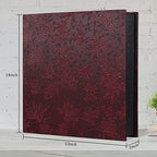 RECUTMS Photo Album 600 Pockets 4x6 Pictures Memo Book Leather Cover Grape - Image 2