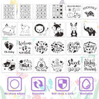 69 Pcs Baby Bib Bodysuit Baby Shower Set Baby Shower Game Sign Baby Feeder Bib Newborn Bodysuit Fabric Marker - Image 3