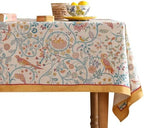 patdrea Vintage French Yellow Tablecloth,Rectangular,118"x67" by Welcometopatdrea