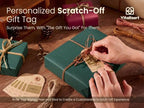 Vitalizart Green Textured Wrapping Paper Set 30" With Twine Ribbons & Tags - Image 3