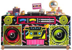 8FT 80s 90s Theme Party Tablecloth, 80s 90s Decorations for Back to 80s 90s Hip Hop Birthday Party by xbaiyanr