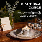 50 Pcs 2 Oz Mini Eucalyptus Scented Soy Candle Set,Wedding Favors for Guests Bulk 50,The Quantity of Multiple Sets Meets Your Needs for Wedding and Party Gifts and Party Favors. - Image 3