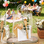 Baby Shower Prizes for Game Winners,6‑Set Bamboo Cheese Board Favors Gifts - Image 4