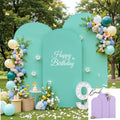 Purple Blue Arch Backdrop Covers 6.6FT 7.2FT 8FT Baby Shower Wedding Photo Bridal Shower Birthday Party Arch Covers Stretchy Backdrop Set of 3 Spandex by LittleFunny