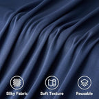 20ft x 12ft Navy Blue Backdrop Curtain for Parties, Wrinkle Free 4 Panels 12ft Long Photo Backdrop Drapes Back Drop Cloth for Wedding Birthday Party Baby Shower Photography Background - Image 4