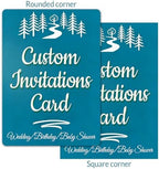 Custom Printed Invitations - Print Your Own Invitations Cards - 25pcs Bespoke Photo Greeting Cards & Announcements - Perfect for Personalized Wedding Invites, Baby Shower, Graduations & Birthday Parties and More - Image 3