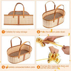 Orchidleaf 12 Set Baskets for Gifts Empty, Woven Bamboo gift baskets empty - Image 4