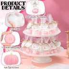 Demissle 40 Pcs Fall Pumpkin Baby Shower Soap Favors Bulk, Pink - Image 3