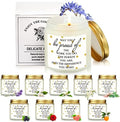Fumete 50 Pcs Thank You Candles Bulk 10 Scents for Women, White by Fumete