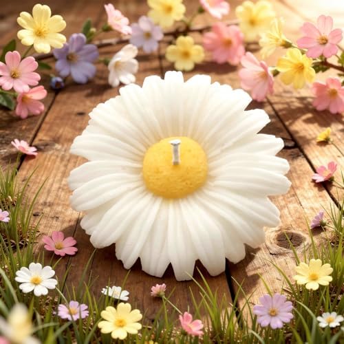 Giftsupstore Wedding Favors for Guests Bulk –20 Set Elegant Daisy Flower Candles – Custom Bridal Shower Gifts, Baby Shower & Personalized Bachelorette Party Candle Favors, Unique Handmade Floral Decor - Image 7