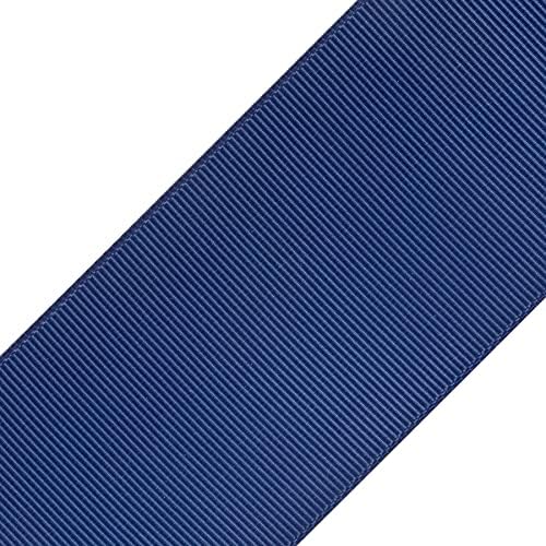2" X 100 Yards Solid Grosgrain Ribbon for Gift Wrapping Parties, Wedding Decoration, Crafts Sewing (Navy) - Image 2