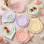 72 Pcs 24 Guests Sprinkle Confetti Party Plates and Napkins - Image 3