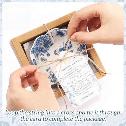 Teenyyou 100 Pack Small Ceramic Bowls Bulk Wedding Favors Blue - Image 4