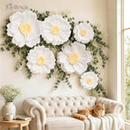 Faylifeway Giant Paper Fowers Decorations for Wall Wedding Home Backdrop - Image 4