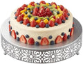 Wenqik 14 Inch Cake Stand Round Metal Cupcake by Wenqik