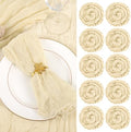 fani 60 Pack Gauze Cheesecloth Napkins, 20 x 20 in, Ivory by fani
