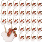 Kacctyen 30pcs Small Purse Gift Bag PU Leather Purse Party Favors, White by Kacctyen