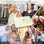 3 Inch Instax Mini Photo Album Linen Hardcover with 52 Pockets - Extra Wide Writing Space for Fujifilm,Digital Camera,HP Sprocket & KPOP Photo Cards,Premium Acid-Free Photo Book Gift (Beige) - Image 6