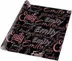 AOFUN Personalized Name Heart Custom Name Gift Wrapping Paper Personalized Gift Wrap Paper Personalized Gift Wrap Paper Custom Gift Tissue Paper 5 Rolls 58"" x 23"", Style 26 - Image 5