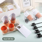 200 PCS Baby Shower Party Favor for Guests Include 50 Flower Seed Packets 50 Pots 50 Organza Bags 50 Garden Shovel for Baby Shower Birthday Party Favor, No Seeds - Image 3