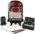 Custom Halloween Wedding Guest Book Alternative, Gothic Tombstone Frame by Handmade