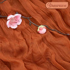 YMHPRIDE 12 Pack Cheesecloth Table Runner 35x120in Terracotta Table Runner - Image 3