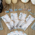 145 Pieces Airplane Baby Shower Favors for Guest Little Explorer Landing Soon Ballpoint Pens and Keychains Gifts Bulk Retractable Baby Shower Pens Gender Reveal Thank You Cards Souvenirs Prizes - Image 4