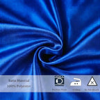 Satin Chair Sashes Bows 50 Pack Universal Polyester Chair Ribbons for Wedding Anniversary Retirement Party Birthday Engagement Banquet Graduation Outdoor Events Decor (Royal Blue, 50 pcs) - Image 4
