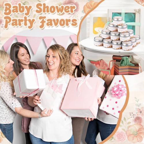 Threlaco 50 Pcs Baby Shower Candles, Party Favors, Pumpkin Autumn - Image 5