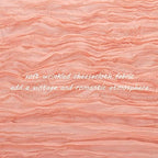 35x157 Inch Peach Coral Cheesecloth Table Runner Boho Wedding Party Decor - Image 3