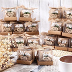 Retisee Wedding Candle Favors Wood Tealight Candle Holder, 16 Sets - Image 6