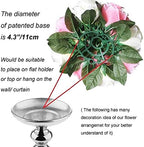 Flower Balls Wedding Flower Centerpieces: 6 Pcs Fake Roses with Base Table - Image 5