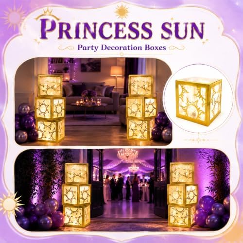 6 Set Princess Sun Table Centerpiece with LED - Image 5