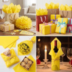 500 Sheets Yellow Tissue Paper Bulk 15 x 20 Inch for Fall Harvest Gift Bags - Image 5