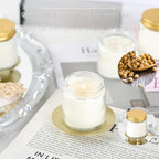 36 Pcs 4 Oz Mason Jar Candles, Lavender Scented Soy Candles Bulk Set for Stress Relief and Relaxation, Great Favors for Wedding, Christmas, Housewarming Gifts (Gold, Lavender, 36) - Image 4